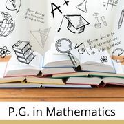 P.G. in mathematics