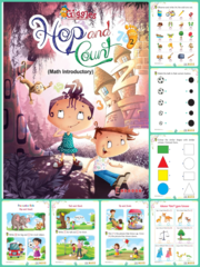 Hop and Count - LKG Math Book for Kids